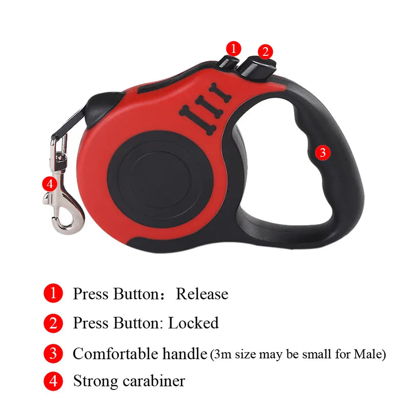 Leash for Small Dogs Cat Automatic Retractable Durable