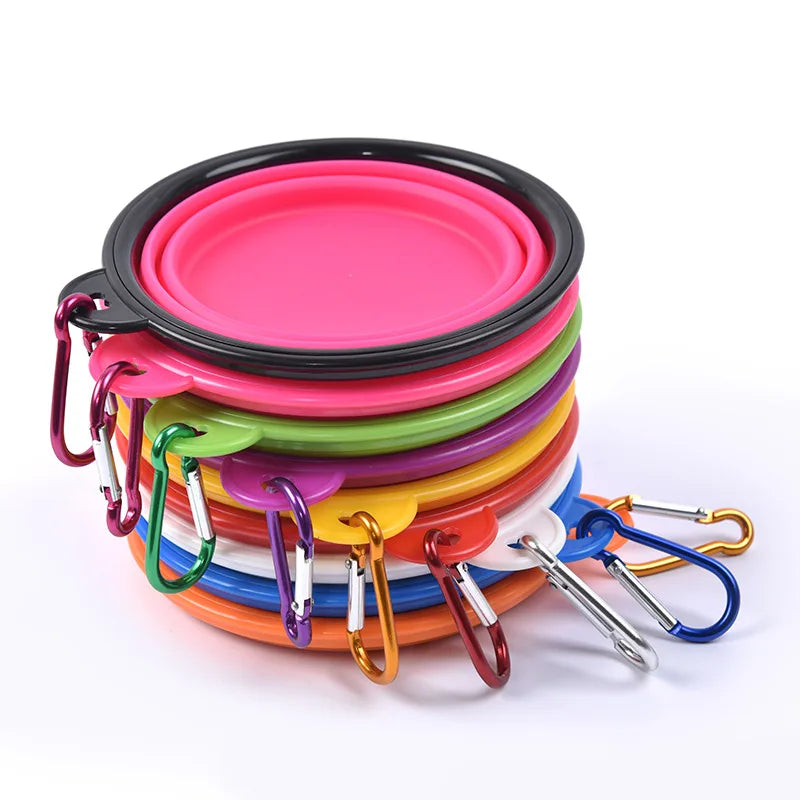 350ml Collapsible Pet Folding Bowl Outdoor