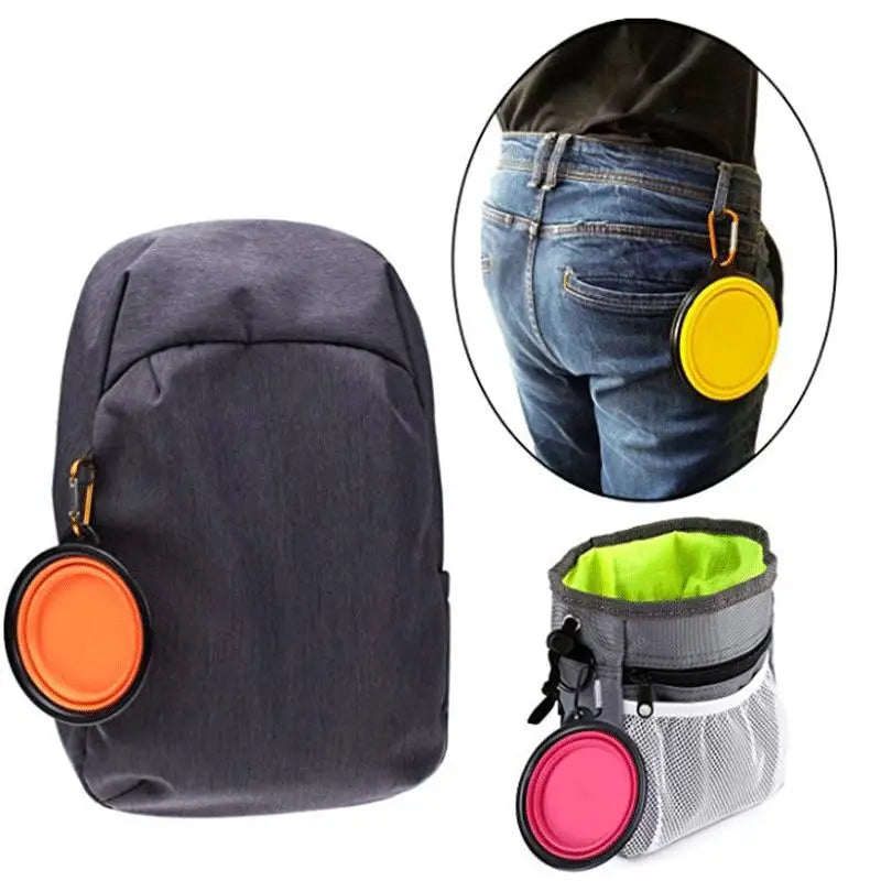 350ml Collapsible Pet Folding Bowl Outdoor