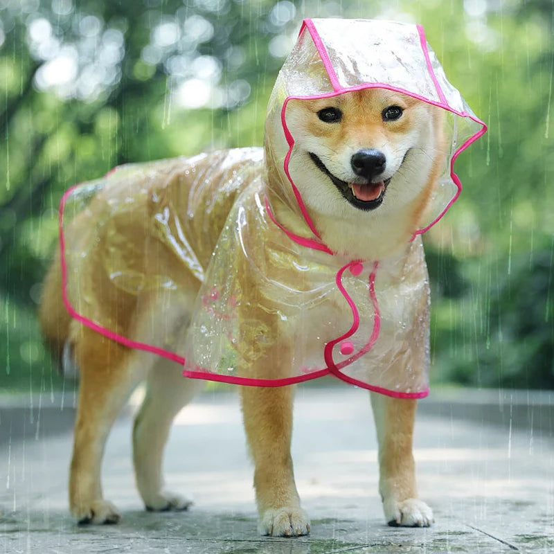 Pet Hooded Waterproof Jacket