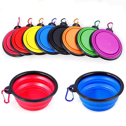 350ml Collapsible Pet Folding  Bowl Outdoor