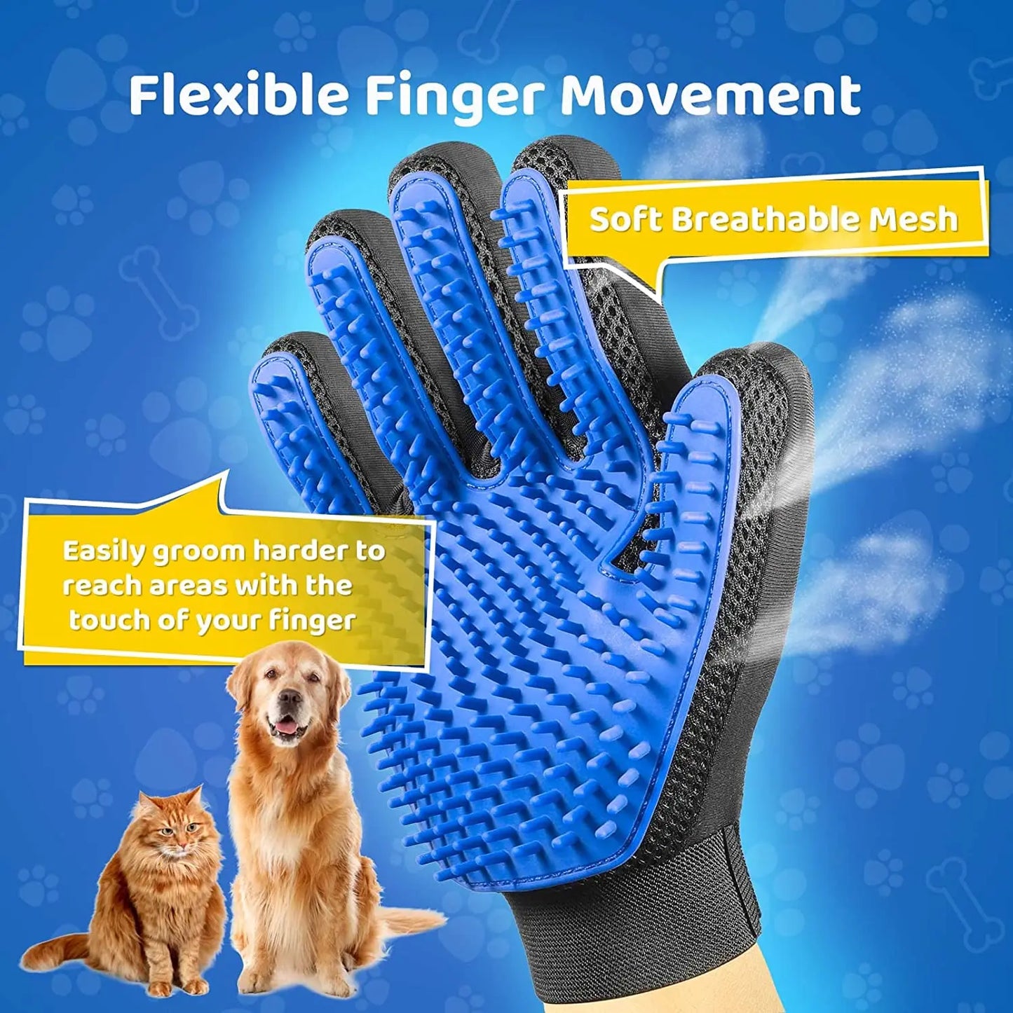 Grooming Glove Pet Hair Remover