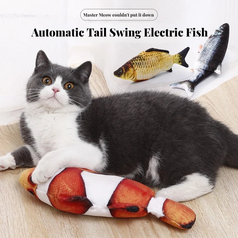 Cat Toys Simulation Fish Swing