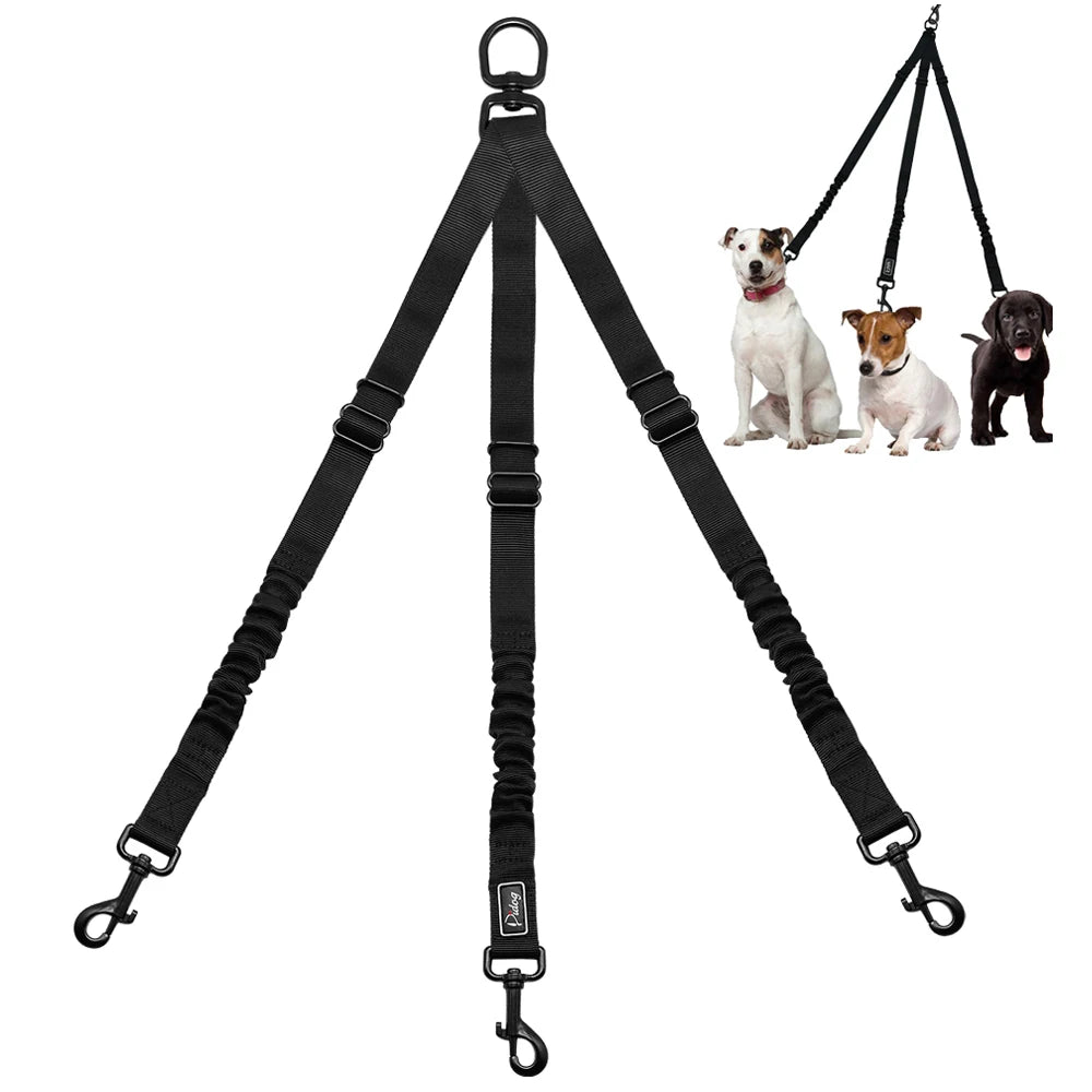 3 Way Pet Dog Lead Leashes