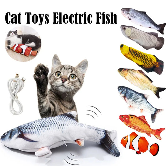 Cat Toys Simulation Fish Swing